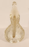Vintage K.R. Haley Ring Neck Pheasant Bird 11 1/2" Clear Art Glass Sculpture