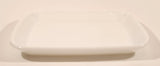 Vintage Anchor Hocking Made Expressly For United Airlines White Milk Glass Serving Dish