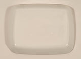Vintage Anchor Hocking Made Expressly For United Airlines White Milk Glass Serving Dish