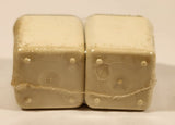 Vintage Sterilite Pennsylvania Dutch Folk Art Dancers Green and White Plastic Salt and Pepper Shakers New in Plastic