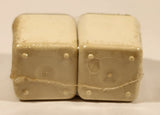 Vintage Sterilite Pennsylvania Dutch Folk Art Dancers Green and White Plastic Salt and Pepper Shakers New in Plastic