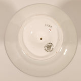 Vintage Aynsley Purple with Ornate Red Rose Pattern Porcelain Pedestal Dessert Dish