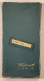 Vintage Wadsworth By Parker Pen Monogrammed D F Cosmetics Mirror Powder Compact with Comb in Box