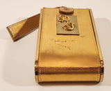 Vintage Wadsworth By Parker Pen Monogrammed D F Cosmetics Mirror Powder Compact with Comb in Box