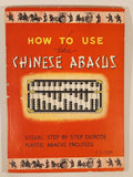 Vintage 1956 F. S. Tom How To Use The Chinese Abacus Visual Step By Step Book with Plastic Abacus