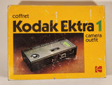 Vintage Coffret Appareil Kodak Ektra 1 Camera Outfit with Sylvania Flip Flash in Box