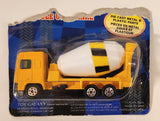 Toy Galaxy Yatming No. 2300 DAF 95 Series Cement Truck Yellow and White Die Cast Toy Truck Vehicle New in Partial Package