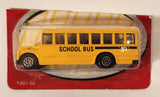 Yatming No. 1502 School Bus Yellow Die Cast Toy Car Vehicle New in Partial Package