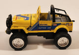 SS-1103-4 Jeep Roader Outter QUJI 220 Yellow Pull Back Die Cast Toy Car Vehicle with Opening Doors and Hood