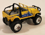 SS-1103-4 Jeep Roader Outter QUJI 220 Yellow Pull Back Die Cast Toy Car Vehicle with Opening Doors and Hood