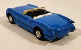 SS409 1956 Chevrolet Corvette Convertible Blue Pull Back Die Cast Toy Car Vehicle with Opening Doors