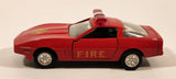 Unknown Brand No. 8306 Corvette Fire Red Pull Back 1:43 Scale Die Cast Toy Car Vehicle