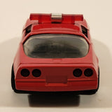 Unknown Brand No. 8306 Corvette Fire Red Pull Back 1:43 Scale Die Cast Toy Car Vehicle