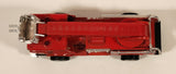 Unknown Brand No. 8730 Fire Truck Snorkel Aerial Red Pull Back Die Cast Toy Car Vehicle