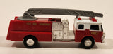 ERTL Fire Ladder Truck Red Die Cast Toy Car Vehicle