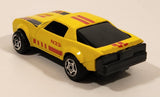 Unknown Brand No. 8308 Camaro Z-28 #N33 Yellow Pull Back Die Cast Toy Car Vehicle