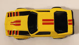 Unknown Brand No. 8308 Camaro Z-28 #N33 Yellow Pull Back Die Cast Toy Car Vehicle
