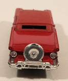 Unknown Brand No. 8801 1959 Ford Galaxie Red Pull Back Die Cast Toy Car Vehicle with Opening Doors