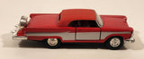 Unknown Brand No. 8801 1959 Ford Galaxie Red Pull Back Die Cast Toy Car Vehicle with Opening Doors