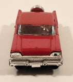 Unknown Brand No. 8801 1959 Ford Galaxie Red Pull Back Die Cast Toy Car Vehicle with Opening Doors