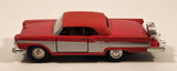 Unknown Brand No. 8801 1959 Ford Galaxie Red Pull Back Die Cast Toy Car Vehicle with Opening Doors