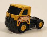 Vintage Buddy L Construction Semi Truck Yellow Pressed Steel Die Cast Toy Car Vehicle