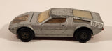 Vintage 1975 Lesney Matchbox Speed Kings K-56 Maserati Bora Silver Die Cast Toy Car Vehicle with Opening Hood