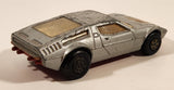 Vintage 1975 Lesney Matchbox Speed Kings K-56 Maserati Bora Silver Die Cast Toy Car Vehicle with Opening Hood
