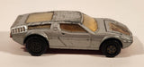 Vintage 1975 Lesney Matchbox Speed Kings K-56 Maserati Bora Silver Die Cast Toy Car Vehicle with Opening Hood