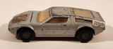 Vintage 1975 Lesney Matchbox Speed Kings K-56 Maserati Bora Silver Die Cast Toy Car Vehicle with Opening Hood