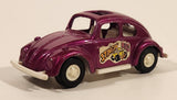 Vintage Tootsie Toy Stingin' Bug Volkswagen Beetle Magenta Purple Die Cast Toy Car Vehicle