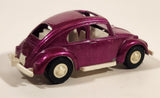 Vintage Tootsie Toy Stingin' Bug Volkswagen Beetle Magenta Purple Die Cast Toy Car Vehicle
