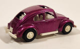 Vintage Tootsie Toy Stingin' Bug Volkswagen Beetle Magenta Purple Die Cast Toy Car Vehicle