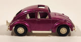 Vintage Tootsie Toy Stingin' Bug Volkswagen Beetle Magenta Purple Die Cast Toy Car Vehicle