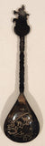 Vintage 1974 Christmas EPNS Electroplated Nickel Silver Metal Spoon