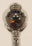 Vintage Victoria B.C. Lamp Post Theme Nickel Silver Metal Spoon