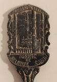 Vintage Turkye De Selimiye Camii Mosque EPNS Electroplated Nickel Silver Metal Spoon