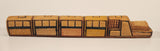 Calea Ferată din Moldova CFM Train 13 1/2" Hand Carved Wood Toy
