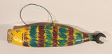 Kerras Jeffery of P.E.I. Folk Art Hand Painted Eastern White Cedar Wood Fish Carving with Wrench Tail