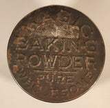 Antique Magic Baking Powder Pure Wholesome 7 1/4" Tall Tin Metal Can