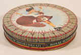 Vintage 1950s Peek Frean & Co. Ltd. London England Royal Scotch Shortbread Dancing Scottish Girl Tin Metal Container
