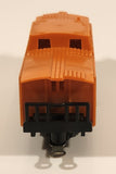 Vintage Nomura Japan Cupola Caboose Orange Plastic Toy Train Car Vehicle