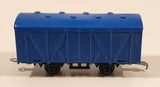 Vintage Nomura Japan Blue Box Car Plastic Toy Train Car Vehicle