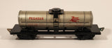 Vintage Sakai Mobil Gas Pegasus Oil Company Silver Oil Tanker Tin Toy Train Car Vehicle