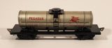Vintage Sakai Mobil Gas Pegasus Oil Company Silver Oil Tanker Tin Toy Train Car Vehicle