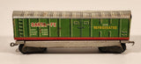 Vintage TN Nomura Japan Santa-Fe 1648 Refrigerated Box Car Green Tin Toy Train Car Vehicle