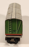 Vintage TN Nomura Japan Santa-Fe 1648 Refrigerated Box Car Green Tin Toy Train Car Vehicle
