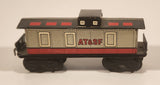 Vintage Straco Nomura Japan Atchison, Topeka and Santa Fe Railway AT&SF Caboose Tin Toy Train Car Vehicle
