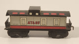 Vintage Straco Nomura Japan Atchison, Topeka and Santa Fe Railway AT&SF Caboose Tin Toy Train Car Vehicle