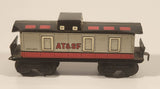Vintage Straco Nomura Japan Atchison, Topeka and Santa Fe Railway AT&SF Caboose Tin Toy Train Car Vehicle